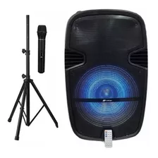 Cabina De Sonido Activa Korbix Kx-815cm Tripode + Microfono