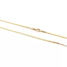 Cordão Ouro 18k 750 Piastrine Italiana Espelhada 60cm