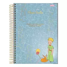 Caderno Pequeno Principe Azul Jandaia 1 Matéria 96 Folhas