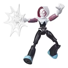 Boneco Ghost-spider Marvel Homem Aranha Bend And Flex Hasbro