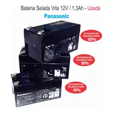 Bateria Selada Panasonic Vrla 12v 1,3ah Lc-r121r3pg - Usadas