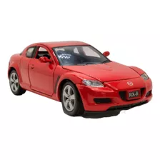 Mazda Rx8 Escala 1:24 Motormax 18cms De Largo Metálico. 