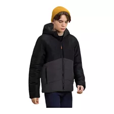 Jaqueta Casaco Puffer Juvenil Masculina Com Capuz Menino