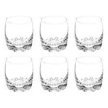 Set 6 Vasos Tequileros Shot Muela Vidrio De 70 Ml Caballito Color Transparente