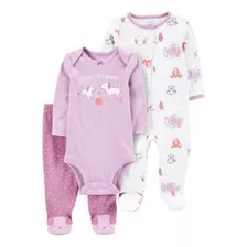 Carter´s Set 3 Piezas Osito-pijama Body Pantalon 1n689710