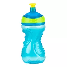 Copo Garrafinha Infantil Squeeze 300ml - Nuby Cor Azul