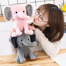 Elefantinho Pelúcia Brinquedo Sensorial Toque Satisfatório