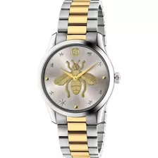 Reloj De Mujer Gucci G-timeless Plateado Moderno Y Con Cuarz