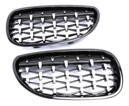 Paragolpes Delantero Kidney Grill Diamond Grille Para E60 E6 Foto 3