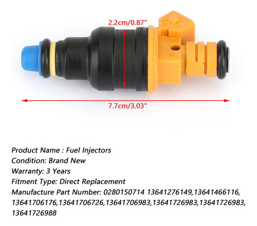 Fuel Injector Connectors For Bmw 535 635csi 735 L6 L7 Foto 3