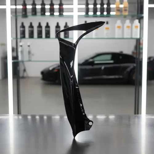 Cubre Pierna Exterior Honda New Wave Juego (flexible) Negro