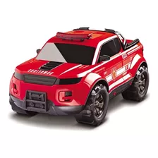 Carrinho Caminhonete Bombeiro Pick Up Fire Force C/ Friccao