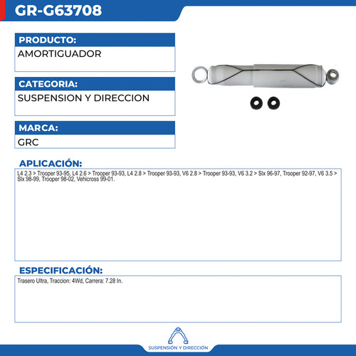 Amortiguador Acura Slx 1996-1999 Foto 2