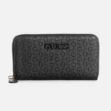 Cartera Guess Original Con Cierre Diseño Monograma 