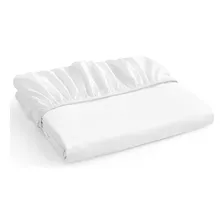 Sabanas Bajera Soft Ajustable 1800 Cama 1,5 Plazas 3angeli Color Blanco Diseño De La Tela Liso