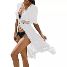 Pareo Salida Baño Ropa Playa Mujer Elegante Vestido Piscina