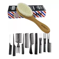 Kit Escovinha Disfarce + 10 Pentes De Corte Profissional