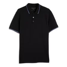 Polo Ellus Easa Frisos Classic Masculina Preta