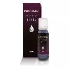 Tinta Inkdraw Tattoo Stencil 100ml Tinta C/ Bico Aplicador