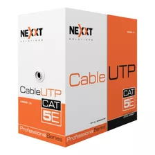 Rollo Cable Utp Red Nexxt Cat 5e 305m Exterior 100% Cobre