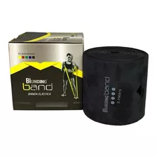 Banda Elástica Ejercicios Rollo De 45 Mts Negro Blunding