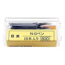 Nikko Manga Pen Nib N-gpen 10 Puntas 1 Pack Con Anti O