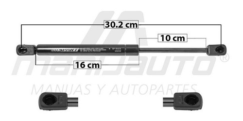 Par Amortiguadores Cajuela Ford Fusion 2007 - 2009 Mnj Foto 2