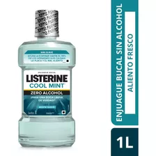 Enjuague Bucal Listerine® Cool Mint Zero Alcohol X 1 Lt