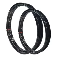 Par Aros Preto Brilho Viper Vpr 19x185 17x215 Bros Xre 190