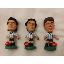 Muñecos Cabezones Coca Cola Selección Argentina Mundial 1998