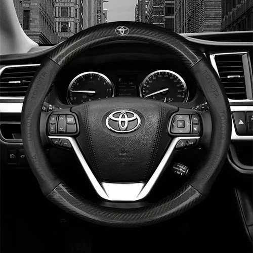 Funda De Fibra De Carbono Para Volante De Toyota Foto 3