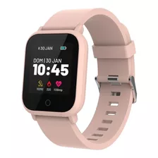 Smartwatch Atrio Relógio Digital Rosa Prova Dagua L1es437 