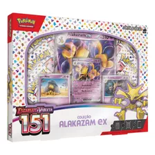 Box Jogo Escarlate E Violeta 151 Alakazam Ex Pokémon Copag