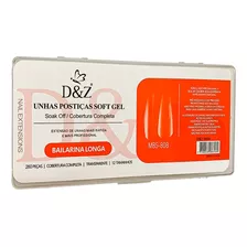 Postiça Bailarina Longa Soft Gel D&z Original - Mbs 808