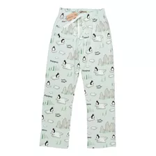 Pantalón Pijama Little Bit Diseños Chile-100% Algodón Mujer