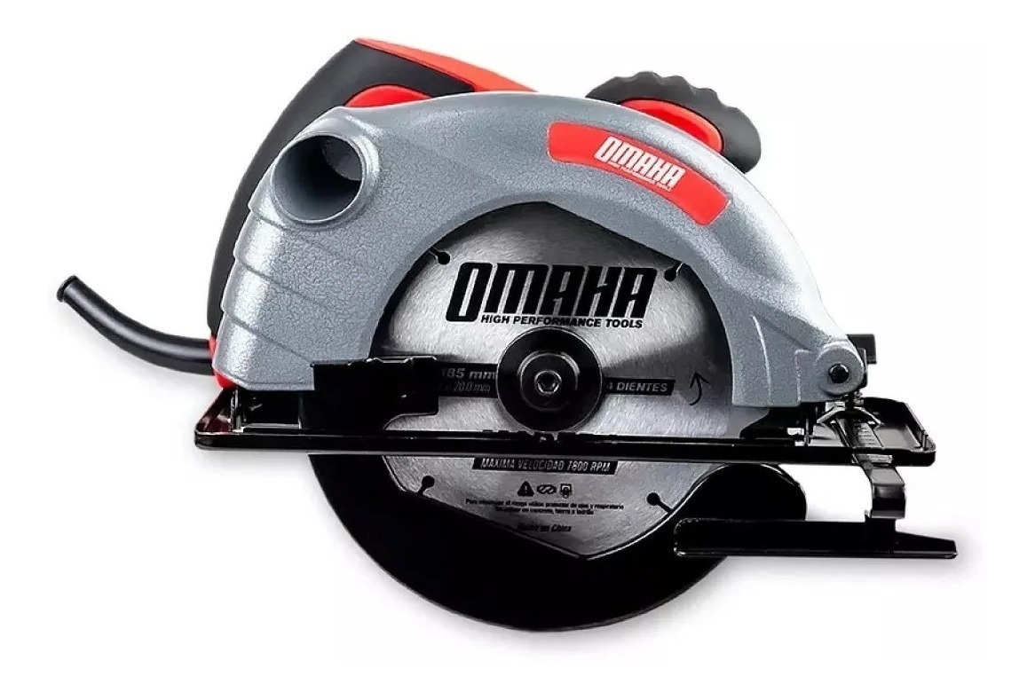 Sierra Circular Mano 1500w Lusqtoff Madera 7 1/4 185mm +guia