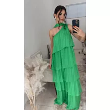Vestido Longo De Festa Verde