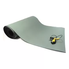 Manta Antiestatica Esd Cinza Duas Camadas Statron 2700x600mm