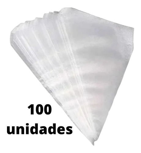 Saco P/ Confeitar 100unid 33cm Muito Resistente Descartavel