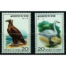 Fauna - Aves - Corea Del Sur - Serie Mint - Yv 934-935