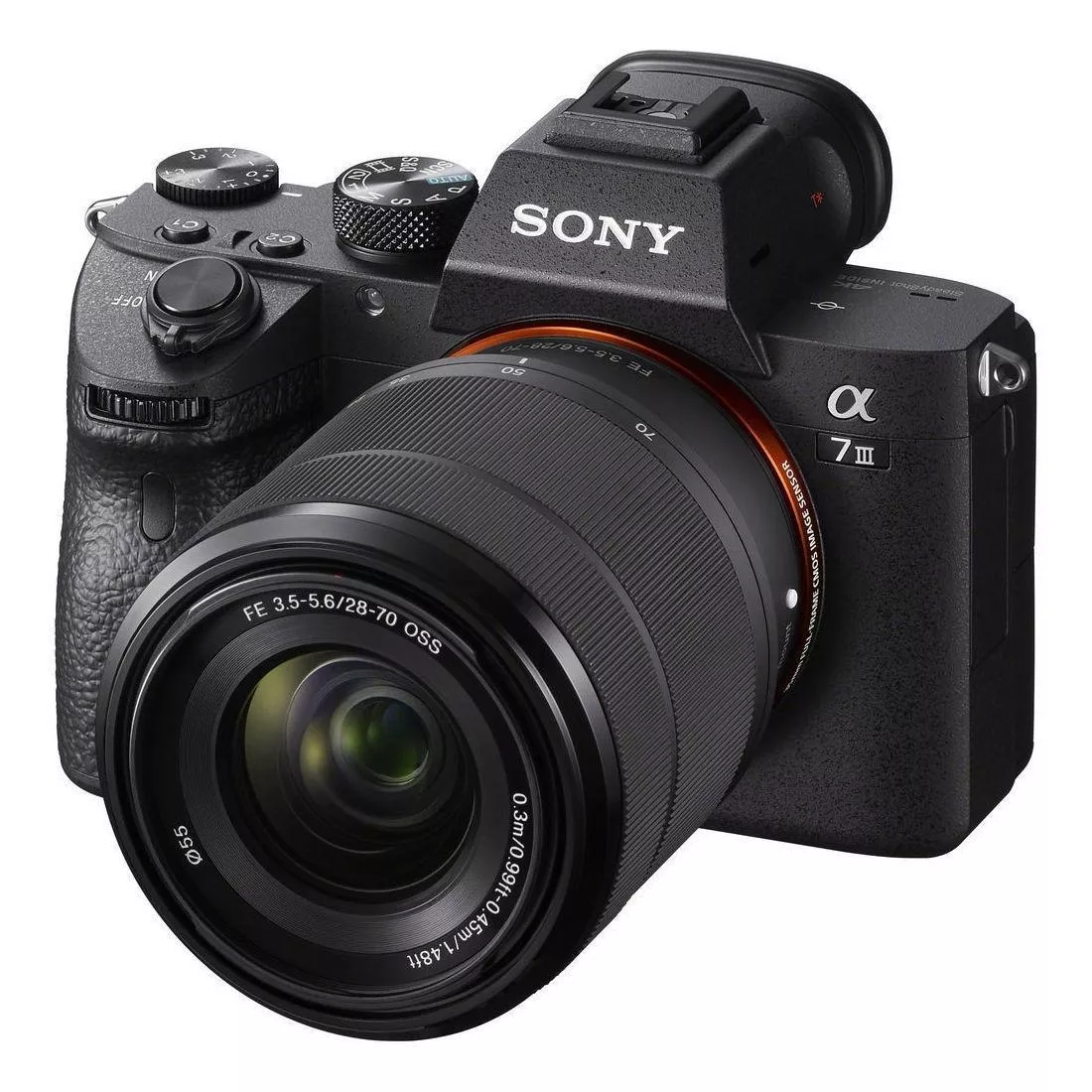  Sony Kit Alpha 7 Iii + Lente 28-70mm Oss Ilce-7m3k Sin Espejo Color Negro
