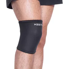 Joelheira Neoprene Lisa Longa Neoprene Kestal Cor Preta Tamanho Longa M