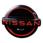 Emblema Para Cofre Nissan Pick Up D21 Cromado Rojo