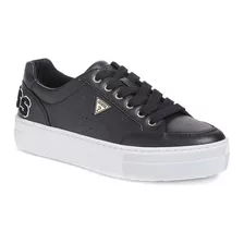 Tenis Mujer Gbg Guess Varsity Low Sneakers Casuales Negro