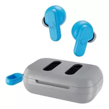 Auriculares Inalambricos Skullcandy Celeste Y Gris In-ear