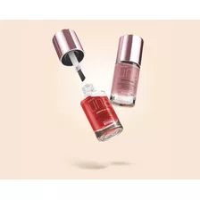 Kit Esmaltes 3d Gel Natura Una 8ml Color Rojo