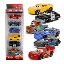 Caja Set De 6 Autos Metalicos Cars Exclusivo Regalo Niños 