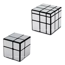 Cubo Mágico Mirror Blocks 2x2x2 + 3x3x3 Qiyi Prata