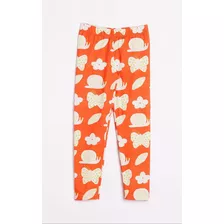 Calça Legging Infantil Caramujo Flor Bebe Menina Fábula