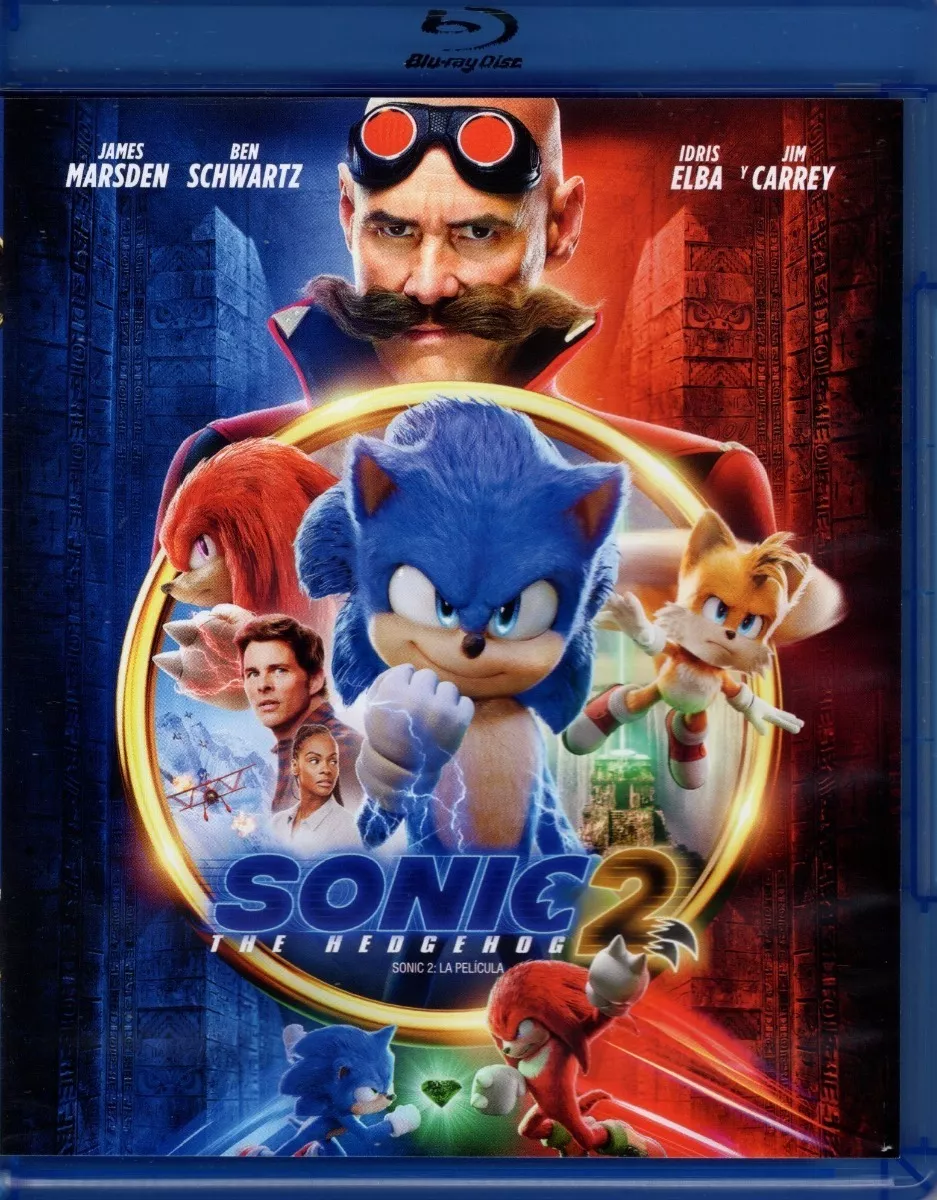 Sonic 2 Dos Jim Carrey 2022 Pelicula Blu-ray